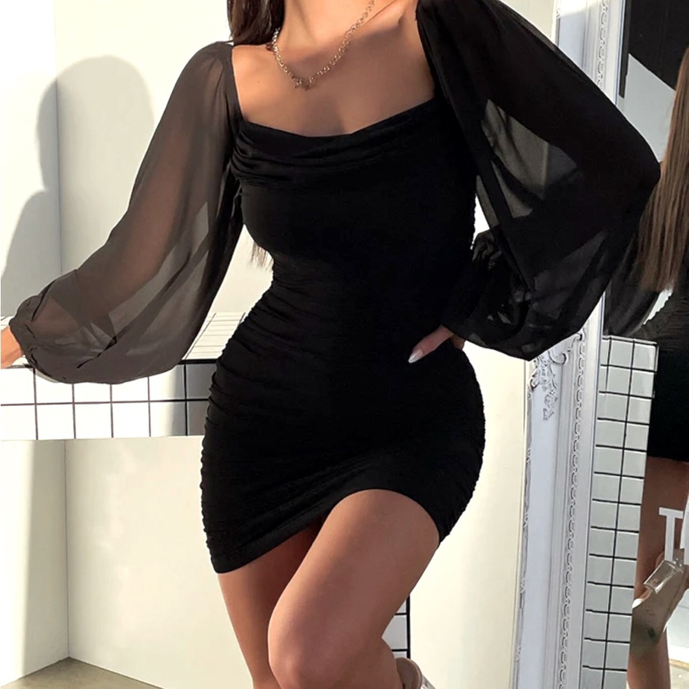 OCTAVIA DRESS - BLACK